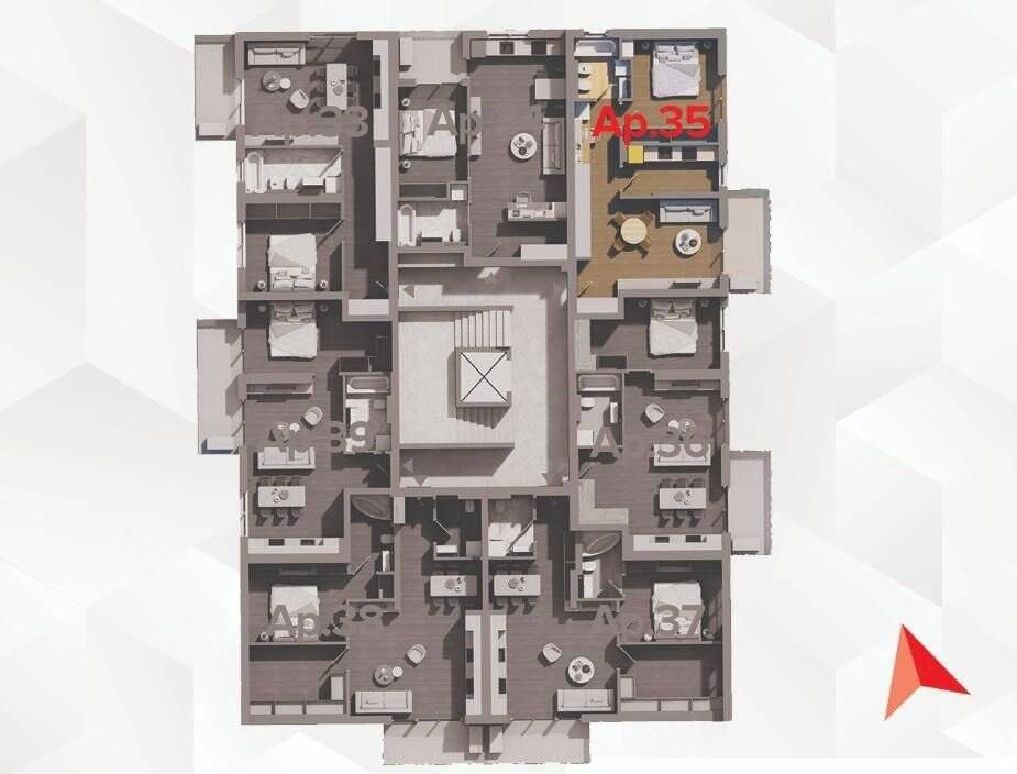 Ultimele 3 apartamente libere in R37 – Ared City – AFI Arad De vânzare Ultimele 3 apartamente libere in R37 – Ared City – AFI Arad în zona UTA 2 camere 1 dormitor Arad 7