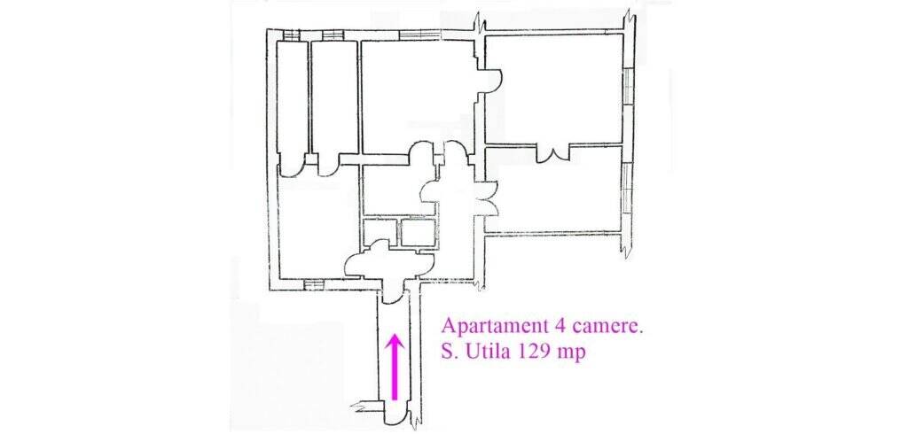 Fără comision! REZERVAT! Apartament cu 4 camere în Palatul Bohuș, Arad în zona Ultracentral 4 camere 3 dormitoare Arad 13