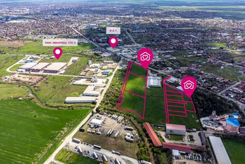 Teren cu PUZ in Arad, servicii, industrie, depozitare 8.307 mp De vânzare Teren cu PUZ in Arad, servicii, industrie, depozitare 8.307 mp în zona Exterior Nord Arad 5
