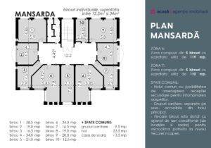 Arbema Office Arad. Birouri de închiriat De închiriat Arbema Office Arad. Birouri de închiriat. în zona Aurel Vlaicu 29 camere Arad 12