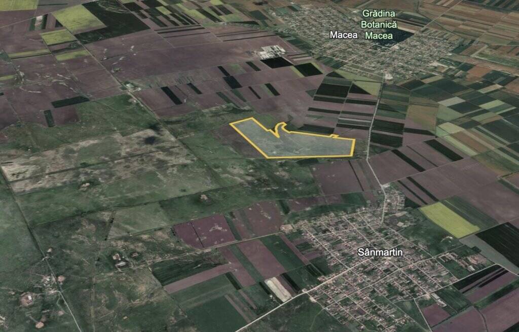 De vânzare Teren 42 ha pentru parc fotovoltaic – Macea, Arad în zona Arad Arad 2