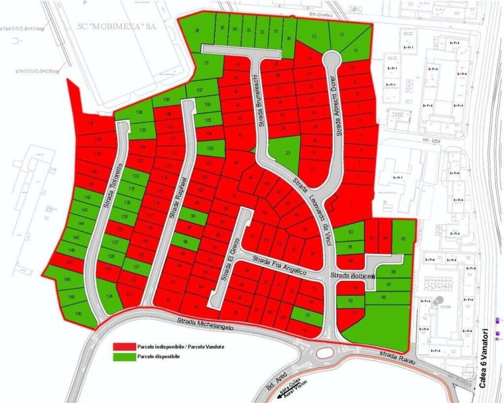 Teren de casă 300 mp – toate utilitățile, zonă ARED lângă AFI De vânzare Teren de casă 300 mp – toate utilitățile, zonă ARED lângă AFI în zona UTA Arad 2