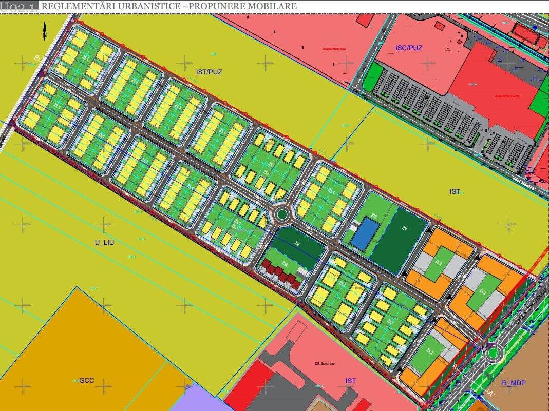 PUZ Calea Zimandului Arad – reglementări urbanistice și zone funcționale