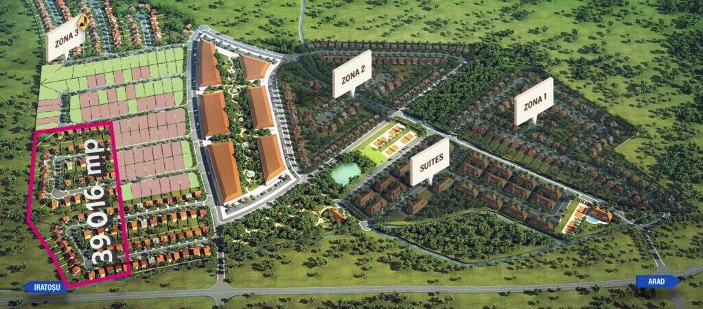 Teren de case lipit de Cartierul Westfield De vânzare Teren de case lipit de Cartierul Westfield în zona Exterior Nord Arad 3