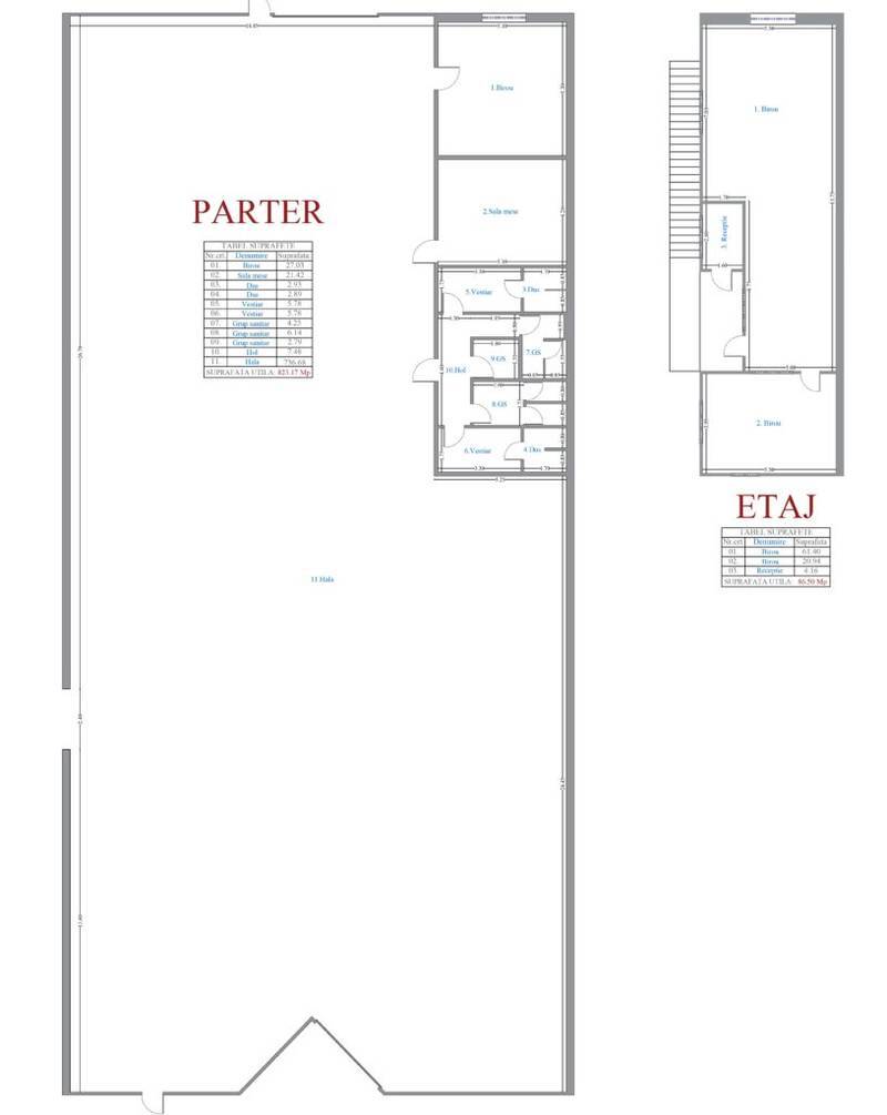 HALĂ INDUSTRIALĂ 856 MP 0% COMISION 